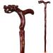 Head Dragon Walking Stick Mahogany Red Cane Crutches Leading Black Cane Supplies The Elderly Elderly Ideal for Men or Women with Active Outdoor Lifesty It's so Kind of You Safehappy