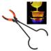 Salmue Crucible Tong Gold Melting Furnace Holder Clamp, 13" Steel Crucible Tong Gold Melting Furnace Holder Clamp, Crucible Tongs for Casting Precious Metals Jewelry Making Tool