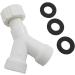 LUOFANG 3/4 Y Piece Splitter Connector Convenient & Y Shape Connector Plastic for Washing Machine & Dishwasher - Buy Online on GoSupps.com