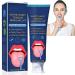 Jiaweiiy White Hair-Zungen-Remnungsset tongue cleaning set tongue cleaning gel with cleaning brush fresh breath (1 piece) 1 piece.