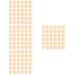 Toyvian 200 STK Log Color Peach Cherz Handle accessories to make your own mini wooden hearts unfinished Valentine peards Heart pearls Harn