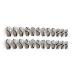 BABALAL Black Acrylic Coffin Press on Nails - Swirl Medium Ballerina False Nails for Women/Girls | Glossy Finish | 018-CRJC - Buy Online on GoSupps.com