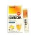 TEAZEN Lemon Ginger Hot Kombucha Tea, Live Probiotics & Postbiotics, Relaxation and Warmth for Colds and Sore Throat, Zero Sugar, Low Caffeine, Fermented Kombucha Powder from Korea, 10 Sticks, 1.76oz