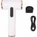 Cordless Hair Dryer Professional High Speed Portable Blow Dryer for Fast Drying with Nozzle & Digital Screen 3 Temps & 3 Speeds USB Rechargeable Travel Hair Dryer for Women - Buy Online on GoSupps.com