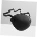 SEWOART 2pcs Lazy Eye Patch Eye Mask Adjustable Eye Patch Adult Costumes Eye Patches Pirate Black - Buy Online on GoSupps.com