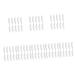 Coheali 160 pcs anti-femora glasses brickener nose brace-clip self-adhesive nose strip face inner support frame glasses fog prevailing gel-pad pebbles white homemade 10.7x2x1cmx8pcs