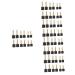 SOIMISS 30 Pairs High Heel Studs Supplies High Heels Tpu Women's 1X1X0.5CMx5pcs Blackx5pcs