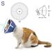 QIYADIN Soft Cat Recovery Collar | Nonwoven Fabric Elizabeth Cone | Protective Wound Healing | Designed for Cats | Easy Eating & Drinking | Small - Buy Online on GoSupps.com