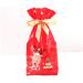 SEWOART 10pcs Christmas Drawstring Bags Red Bags for Elk Christmas Bags Candy Bag Snowflake Crisp - Buy Online on GoSupps.com