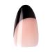 KISS Voguish Fantasy Fake Nails - Medium Almond Glossy Black Acrylic Nails | 28 Count - Buy Online on GoSupps.com