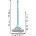 Virtcooy Glass Cleaning Brush - Glass Cleaning Scraper | Wet and Dry Dual Use Window Floor Wash Brush Mesh Screen Cleaner for Walls Counters Sofa Blue - Buy Online on GoSupps.com