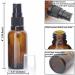 6 Pcs Empty Refillable 30ml Amber Glass Spray Bottles - Perfect for Essential Oils Perfume & Aromatherapy - Buy Online on GoSupps.com