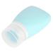 TOPINCN Travel Bottle Food Grade Silicone Empty Bottle for Facial Cleanser Shampoo Conditioner Lotion 60ml Capacity (Green)