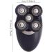 Head Shavers for Bald Men - 3 in 1 Electric Razor & Clipper with Nose & Ear Trimmer | Rechargeable 4D Five Blade - P93099-a - Buy Online on GoSupps.com