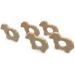 Wendysun 2pcs Cute Cartoon Sheep Wood Teether for Babies - Natural Beech Teething Toy - Buy Online on GoSupps.com