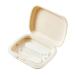 Portable rush carrier storage solution.Sure here is a product title for Listing Box safe washable design environmentally friendly home office travel invisible milk white