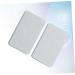Amosfun 2pcs Diatomite Soap Pad Silicone Soap Holder Soap Dishes for Bathroom Soap Silicone Pad Soap Holder for Shower Rectangle Grey 13*8cm - Buy Online on GoSupps.com