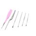 Earbuds Earwax Removal Tool 6pcs Glowing Earpick Ear Cleaner Curette Earwax Removal Earpick Cleaning Tool Flashlight Earpick Sets for Adult Ear Cleaners