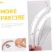 Mipcase 1 set Bow Level Eyebrow Ruler Horizontal Shape Mapping Measuring Shaper Marker Line Tool Shaping - Buy Online on GoSupps.com
