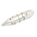 Bendable Joint Nail Ring Fashionable Gothic Punk Hinge Joint Full Finger Nail Armor Ring Claw Jewelry Silver