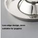 Yudansi Stainless Steel Puppy Weaning Bowls - Set of 2 | Food and Water Feeder Bowls for Multiple Puppies and Cats | Ideal for Small, Medium, Large Dogs - 10.2in - Buy Online on GoSupps.com