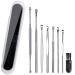 Ear Wax Remover 8 Pcs Earwax Removal Kit Reusable Stainless Steel Ear Cleaning Tool Set with Storage Box for Kids and Adults