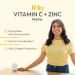 patanjali Nutrela Vitamin C + Zinc Capsules | Immune Support Supplement with Plant-Based Herbal Blend | Antioxidant & Immunity Booster for Adults | 120 Vegetarian Capsules - Buy Online on GoSupps.com