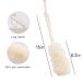 Long Handle Back Scrubber for Shower | Exfoliating Body Brush and Loofah Sponge | Blue Bath Mesh Sponge for Men and Women - Buy Online on GoSupps.com