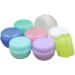 Morechioce 10 Pack Refillable Plastic Travel Containers - 10ml Small Cream Boxes for Lip Balm Shampoos & Creams - Buy Online on GoSupps.com