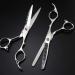 Hairdressing Scissors with Sharp Barbers Scissors Professional Hairdresser Scissor Set Light Thinning Scissors for Hair Cutting Salon flatcut5.5inch A flatcut5.5inch