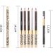 Baluue Leopard Eyebrow Pencil 2pcs Long Lasting Eyebrow Pencil with Brush Wooden Leopard Cover Eyebrow Pencil Makeup Tool Dark Coffee - Buy Online on GoSupps.com