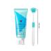 Oral Hygiene Brush & Tongue Cleaning Gel Set - Perfect Mother's Day Gift for Fresh Breath | Reusable Tongue Scraper & Tooth Cleaning Kit (Sky Blue One Size) - Buy Online on GoSupps.com