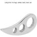 Premium Stainless Steel Gua Sha Tool - Mirror Polish Massage Scraping Board for Muscle Relief & Storage Bag | Foot Back & Leg Therapy - Buy Online on GoSupps.com