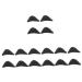Healifty 8 Pairs Boot Insoles Kitten Heels for Women Dressy Flat Women Shoes Womens High Heels Shoes Too Big Inserts Toe Fillers for Shoes That are Too Big Sponge Shoe Filler Toe Plug Liner
