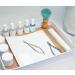 SANDBRSOS Cuticle Scissors Extra Fine Straight Professional Precise Pointed Tip Grooming kit for Eyebrow Eyelash Trim Nail and Dry Skin 12cm - Buy Online on GoSupps.com