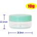 Great Foru 12-Piece Empty Sample Jar Set - 10ml Cosmetic Containers for DIY Makeup Eyeshadow Lip Gloss & More - International Shipping - Buy Online on GoSupps.com