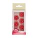 FunCakes Marzipan Decorations Roses Pink Set/6