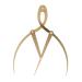 Mipcase 1pc Eyebrow Positioning Ruler Makeup Stamp Eyebrow Tools Eyebrow Ruler Tool Template Ruler Shaping 16.5x5.4cm Golden