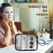 ANRUI 3pcs TSA-Approved Clear Travel Toiletry Bag Set - Grey 1 3-1-1 Liquids Organizer for Carry-On Luggage - Women & Men - Buy Online on GoSupps.com