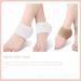 minkissy 2 Pairs Moisturizing Heel Socks Open Toe Socks Cracked Gel Heel Protector Toeless Spa Socks Heel Repair Socks Footcare for Dry Hard Cracked Skin A - Buy Online on GoSupps.com