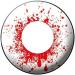 Buy Colored White Zombie Contact Lenses with Red Blood Splashes | Halloween Bloodshot Lenses for Dracula Look - Buy Online on GoSupps.com