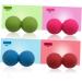 Buy Healvian Peanut Ball - Red Massage & Yoga Fitness Mobility Ball | 12cm x 6.3cm - Perfect for Muscle Relief & Recovery - Buy Online on GoSupps.com