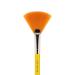 Bdellium Tools Studio Series 388 Spa Fan Brush - Soft Synthetic Makeup Brush for Masks - Yellow 1pc - Professional Quality - Buy Online on GoSupps.com