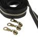 5 Metallic Nylon Coil Zippers by The Yards Antique Brass Teeth Black Tape with 25 PCS Pulls Sliders for DIY Tailor Sewing Crafts Bag(Anqitue Brass Black) SHUNLI Anqitue Brass-Black