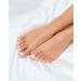Maniko UV Gel Strips - Self-Adhesive Vegan Nail Film for Long-Lasting Pedicure (28 Creamy Sheer Strips) - Up to 2 Applications - International Shipping Available - Buy Online on GoSupps.com