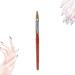 Ncana 12# Pure Kolinsky Hair Acrylic Nail Brush with Mahogany Wood Handle - Nail Art Manicure Tool - Buy Online on GoSupps.com