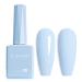 CANNI UV Nail Polish Natural Soft Blue Gel Polish Gel UV Nail Art Classic and All Match Style Soak Off Gel Nail Polish for UV Lamp 9029