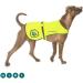High Visibility Reflective Dog Coat - Neon Yellow Vest for Small to Large Breeds | Ideal for Walking Jogging & Training (7.3 - 59 kg) - Buy Online on GoSupps.com