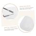 Hemoton Makeup Palette Set - Professional Foundation & Mixing Tray - Stainless Steel Nail Plate - 12.6x7.5cm - Perfect for Makeup Artists - Buy Online on GoSupps.com