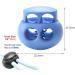 25Pcs Multicolor Double Hole Cord Lock End Toggle Spring Stopper Fastener - Buy Online on GoSupps.com